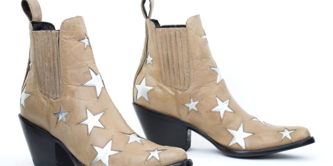 Boots en Bone Vesuvio Baby Cowhide, Mexicana