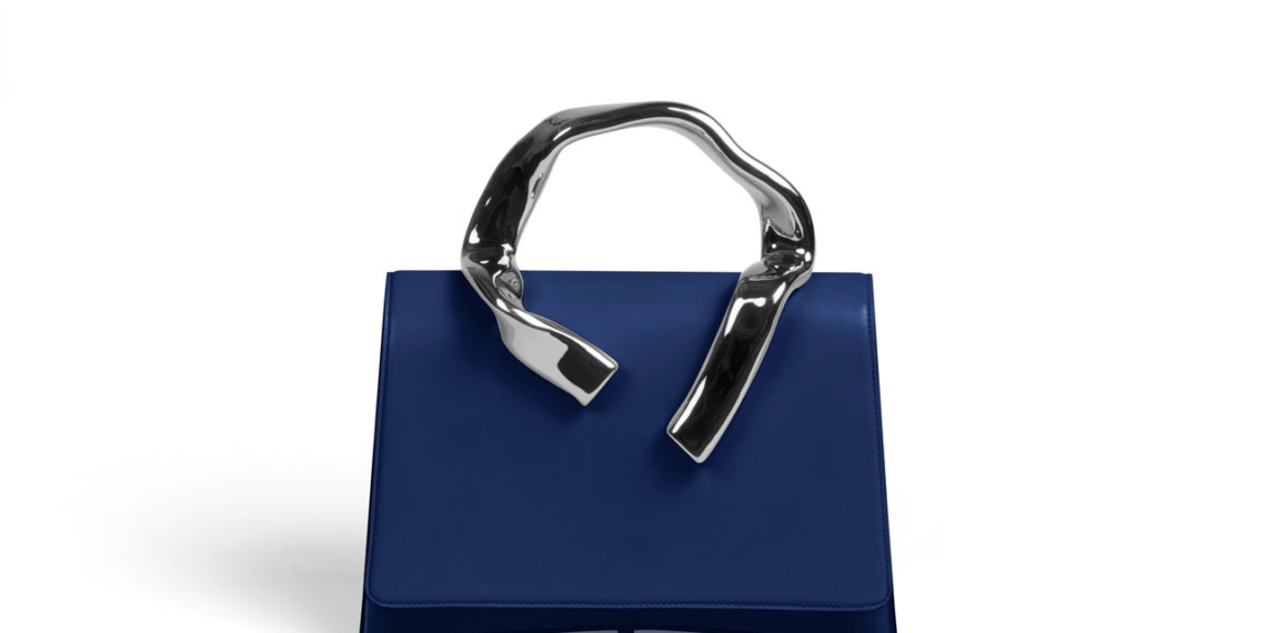 Sac l’Empreinte en veau lisse Létrange