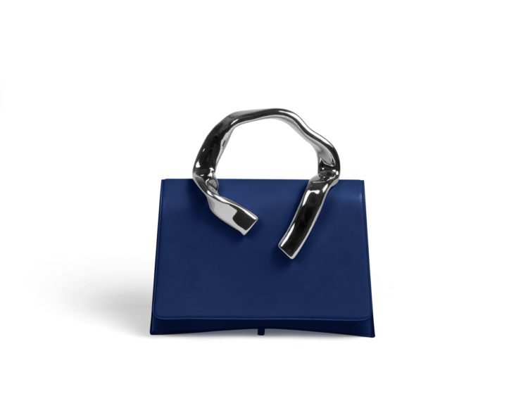 Sac l’Empreinte en veau lisse Létrange