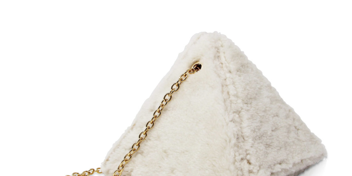 Sac Cleo en peau lainée Louvreuse