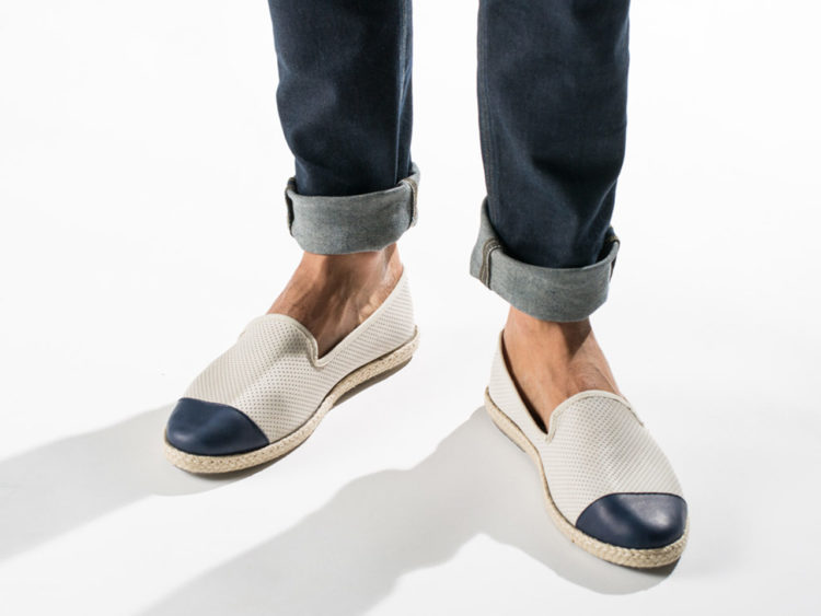 Espadrille slip on sneaker