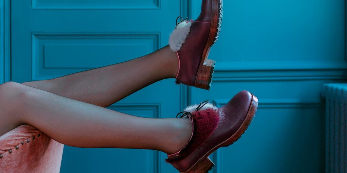 Modèle de chaussures semi-mesure Raphaele, bordeaux.