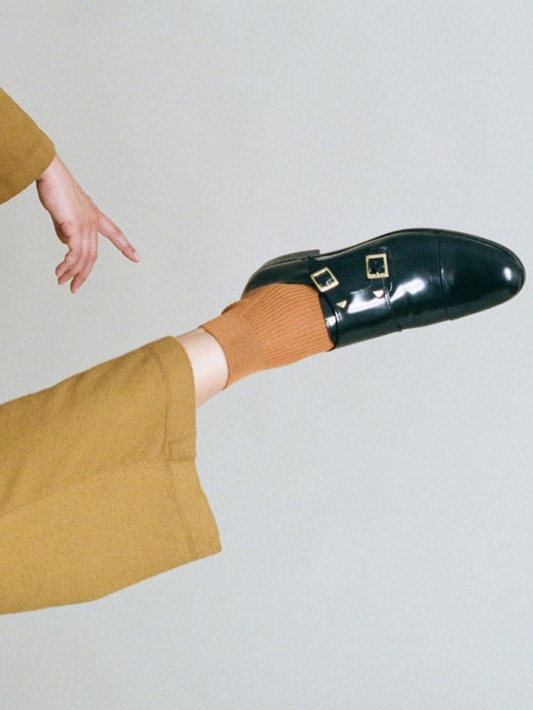 Derbies en veau glacé noir