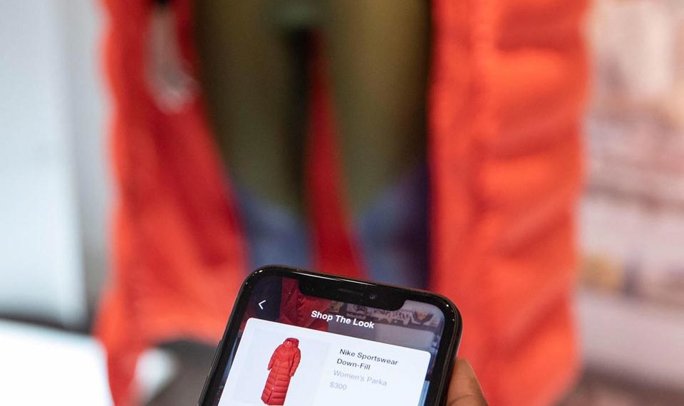Dans la nouvelle boutique Nike, grâce à une application on peut, notamment, scanner une tenue sur un mannequin…