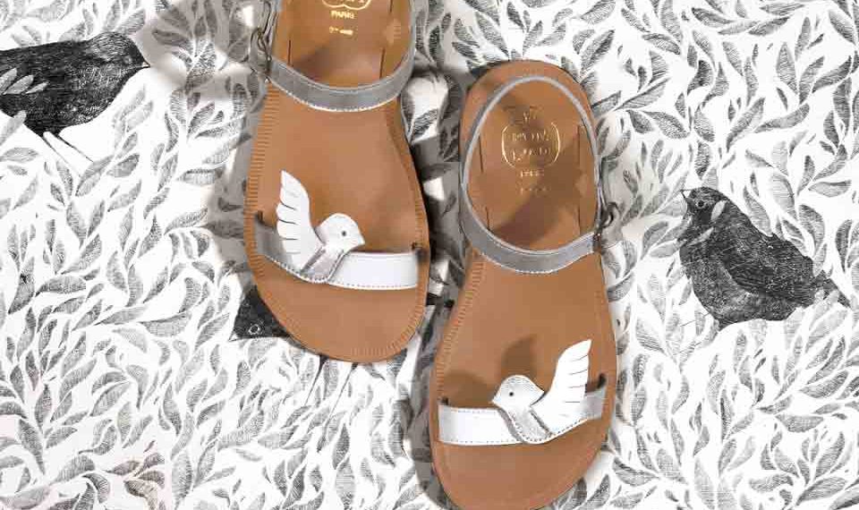 Pom d'Api Plagette Birds Softy New Sparkle