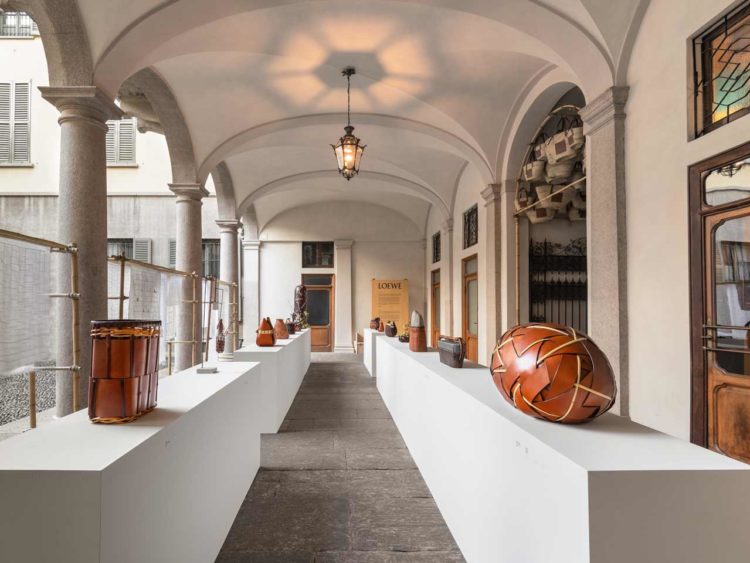 Exposition Loewe Baskets Milan Design Week FondationLoewe