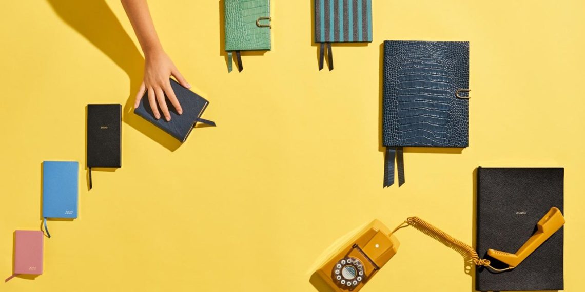 Smythson carnets cuir