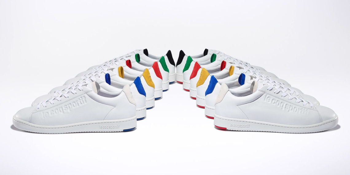 Le coq sportif sneaker blazon compagnie francaise