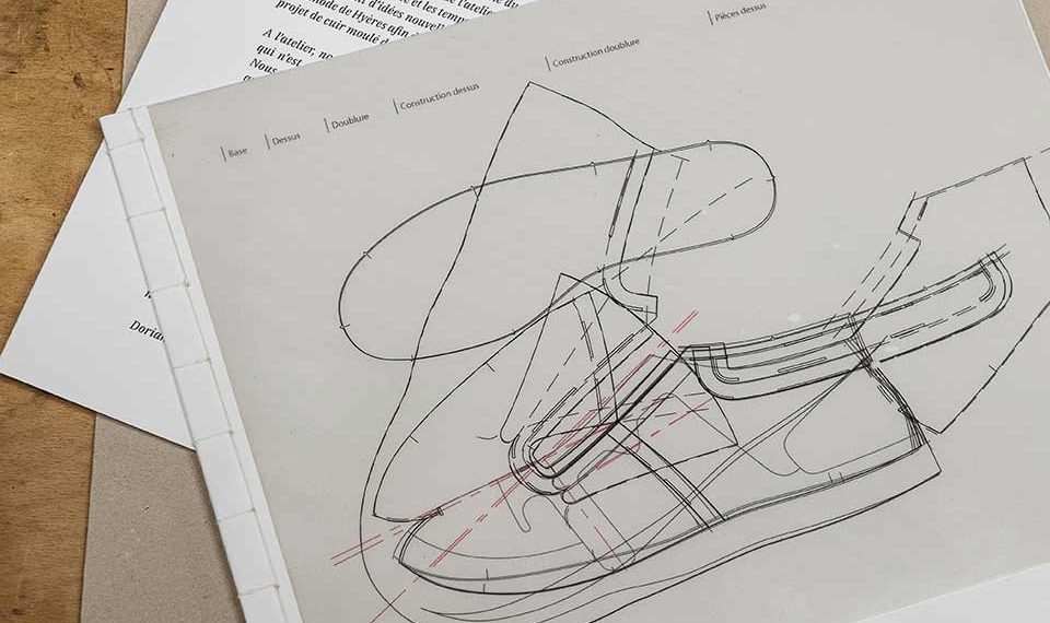 croquis chaussure collection