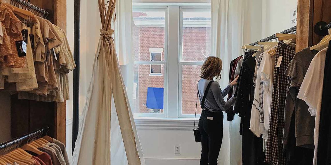 boutique mode consommateur shopping