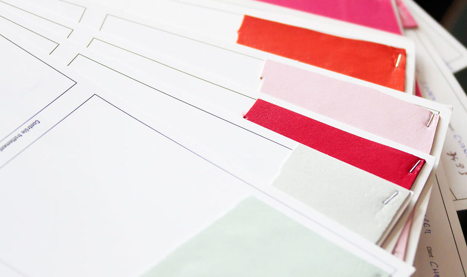 Bodin Joyeux cuir agneau plongé palette couleurs