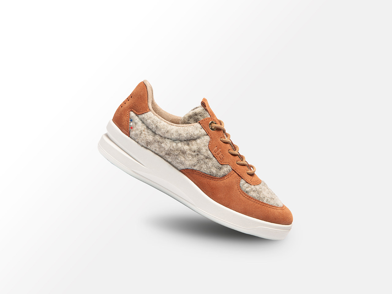 TBS sneaker laine cuir Made in France