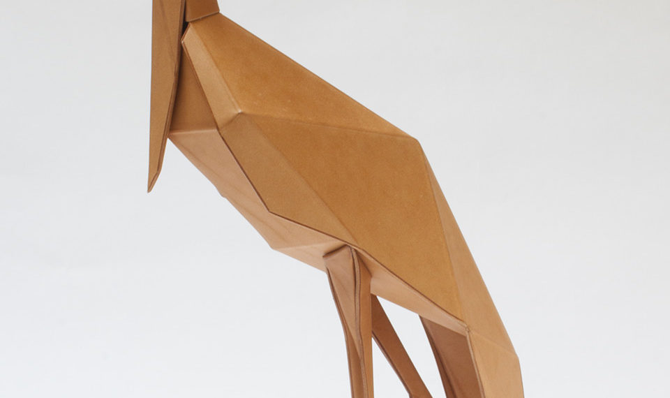 Sculpture cuir Demoiselle Namibie Sébastien Lepeu Gustave Maurice
