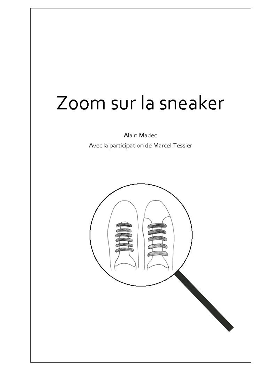 Livre Alain Madec Zoom sneaker