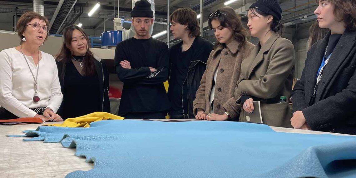 CTC étudiants visite IFM cuir