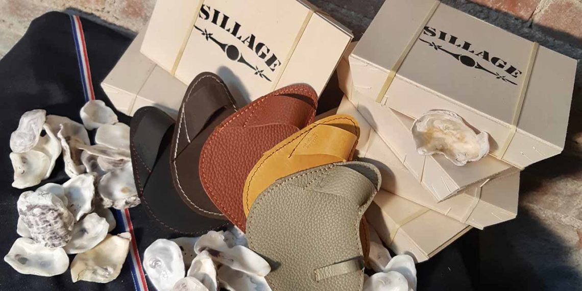Gant huitres cuir Sillage Maroquinerie