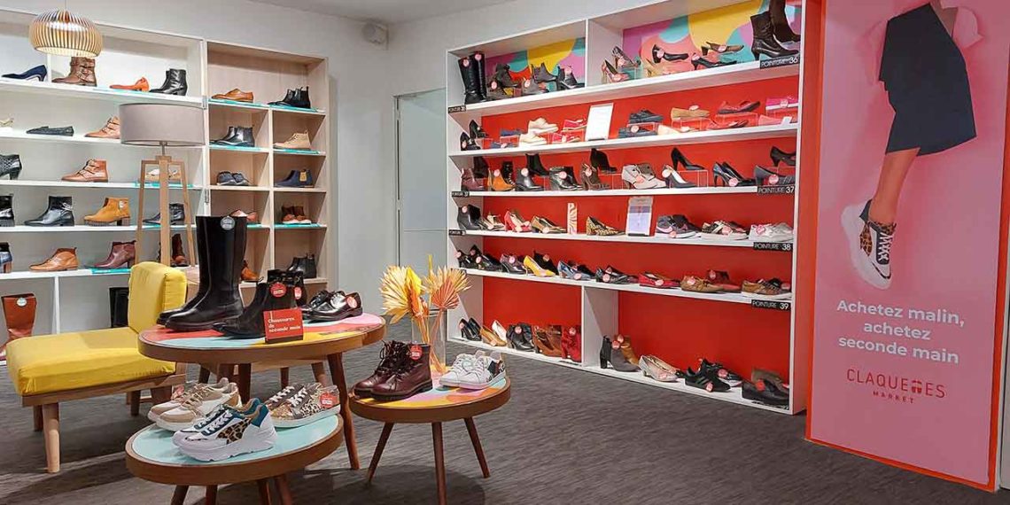 Claquettes Market plateforme chaussures seconde main Eram