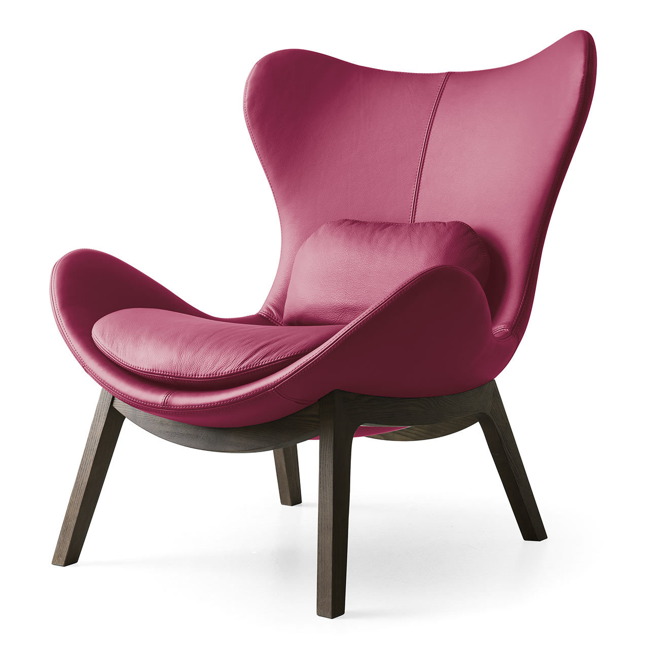 Fauteuil cuir Lazy Calligaris
