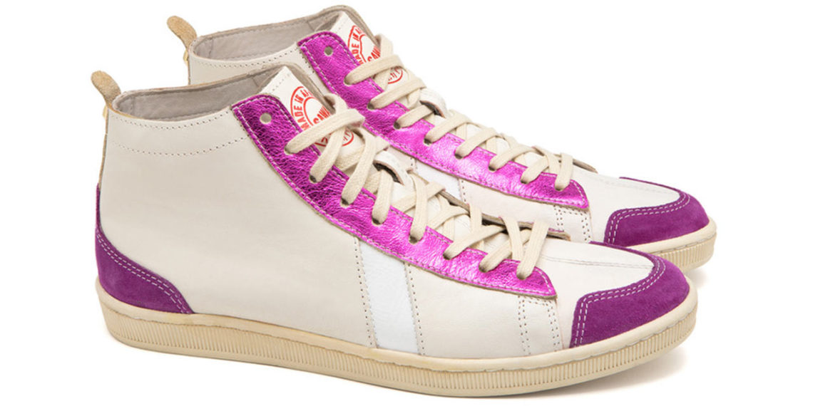 Herbert Frère Soeur Sawa sneaker Tsagué cuir pink tanné végétal