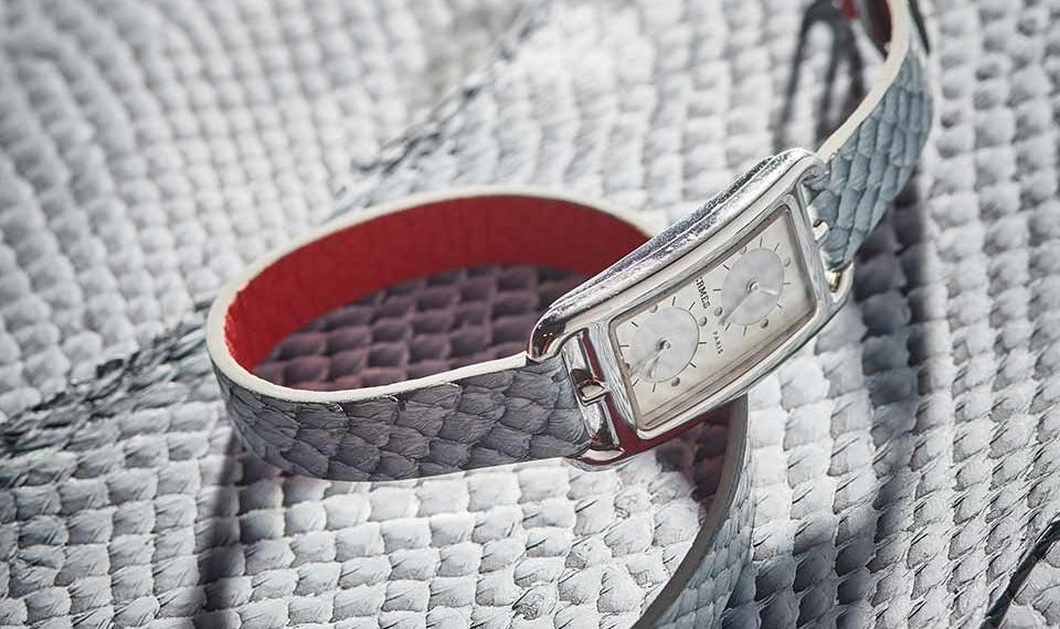 MJR Bracelet montre cuir Ictyos