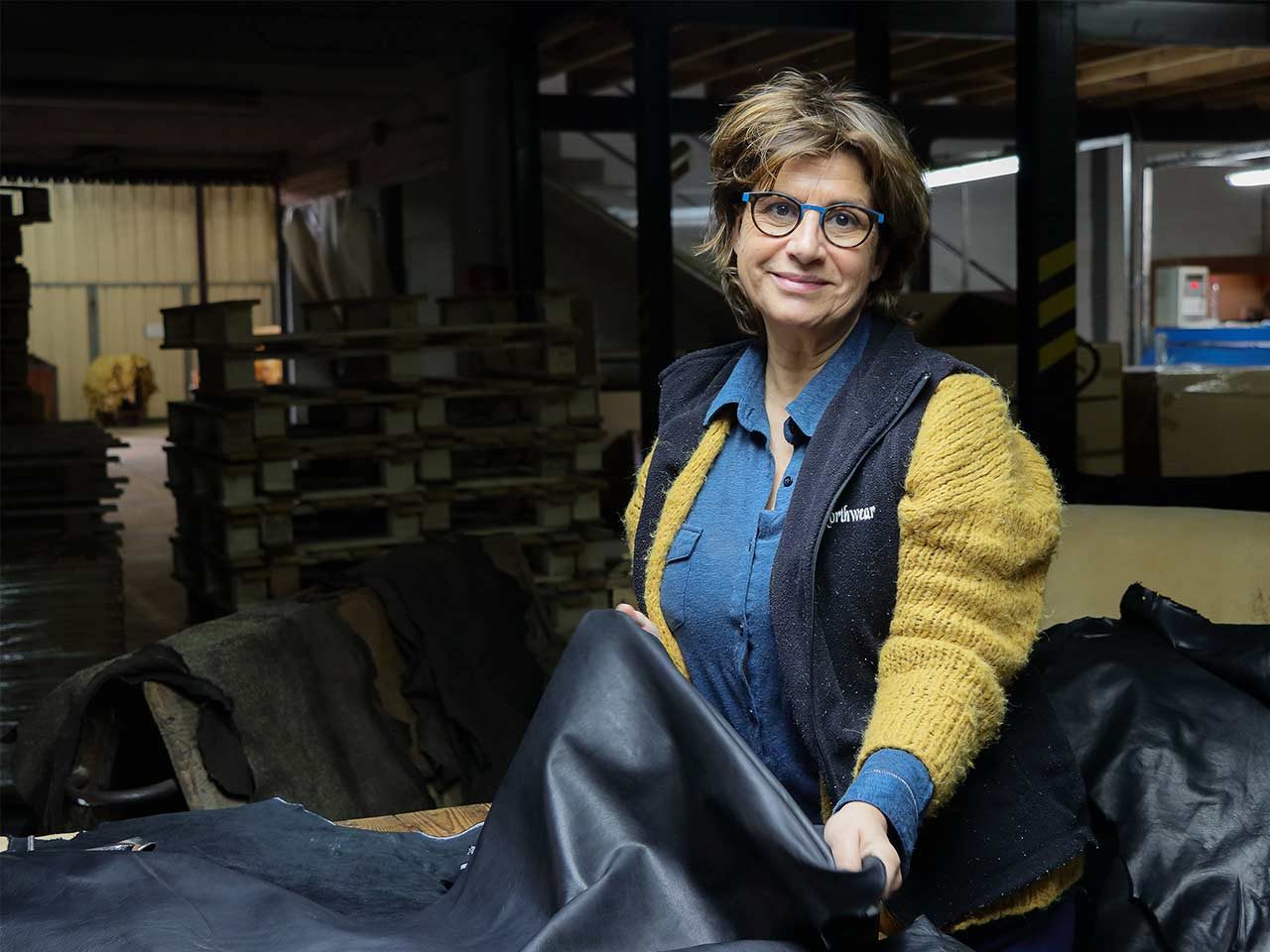 Caroline Krug Présidente Tannerie Pechdo