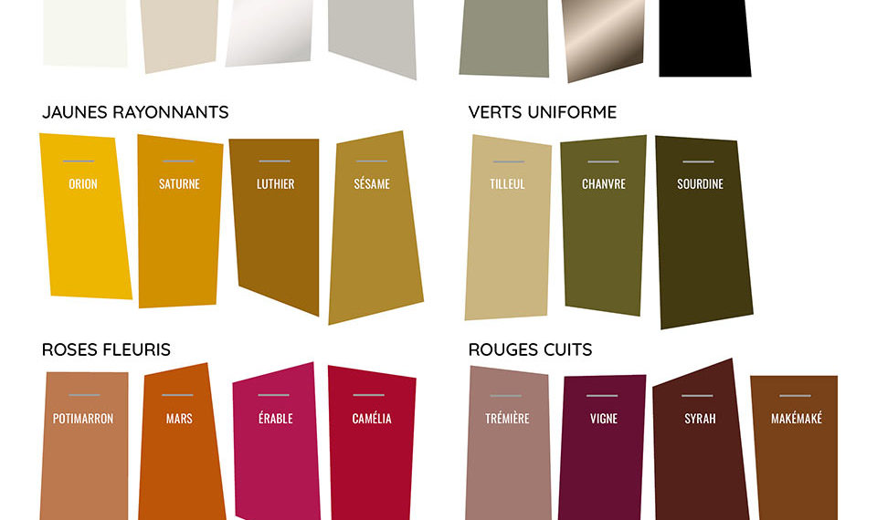 Nuancier couleur CTC Bureau Style Hiver 2024