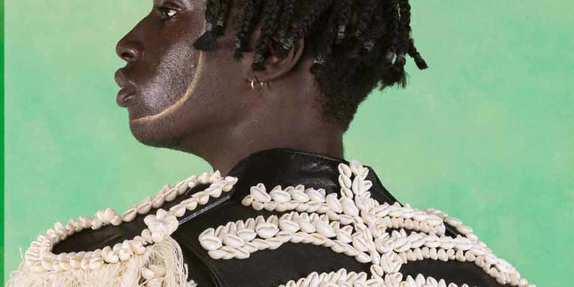 Veste cuir Marc Sanz Pey Festival Hyeres 2023 Une