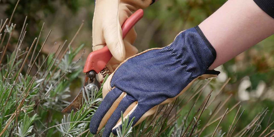 UNE Gant Rostaing upcyclé Jean cuirs invendus denim 1083