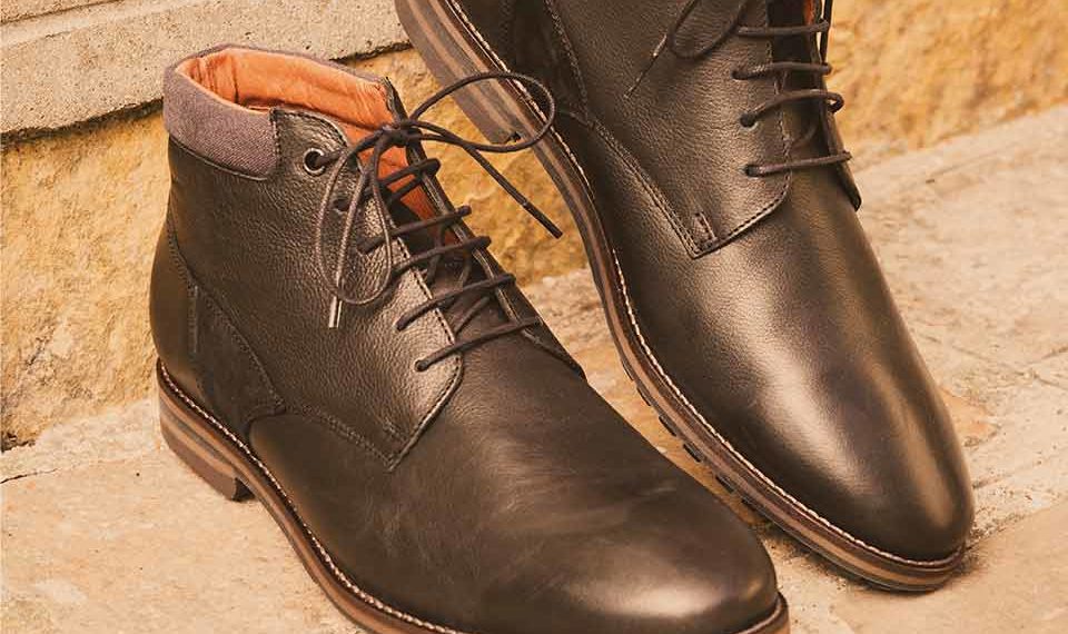 Boots-GUILLOM Le Formier cuir noir made in France