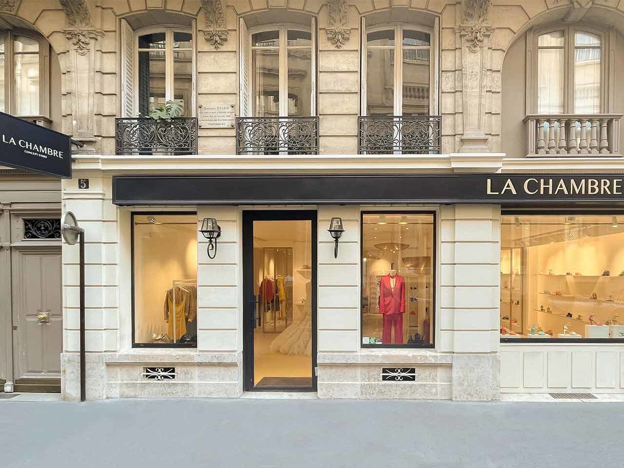 La Chambre facade concept store mode durable Paris