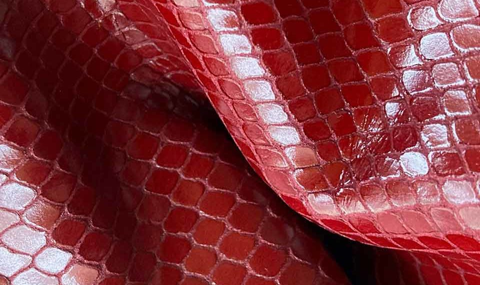 cuir rouge MAISON FICHET printemps été 2025