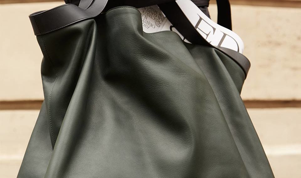 Eternel Parisien cabas Aligre cuir veau Gilles Rosier fabriqué Paris