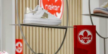 La boutique Rieker à Lille est l’un des huit magasins dirigés par Anne-Claire et Romain Flandrin.