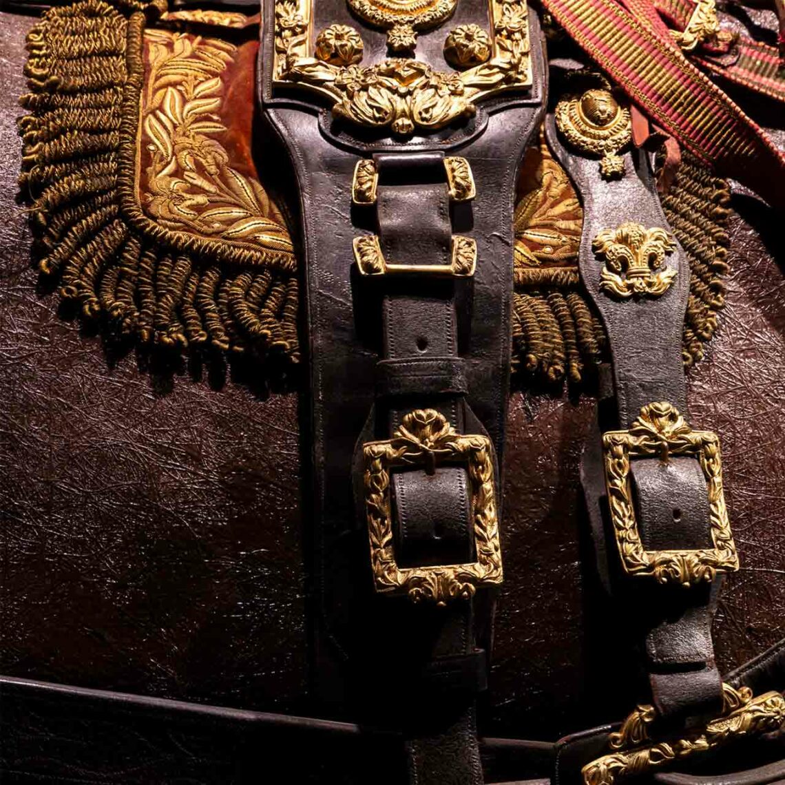 Harnais du Prince de Condé – Musée Vivant du Cheval, Chantilly.