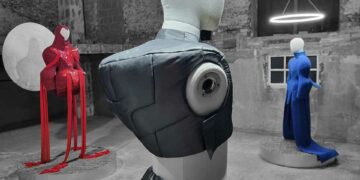 Le parcours d’exposition « Echoes of Synthesis » d’Adrien Abba invite à un cheminement spirituel en trois actes, à partir de la genèse, à la Maison des Métiers du Cuir à Graulhet.