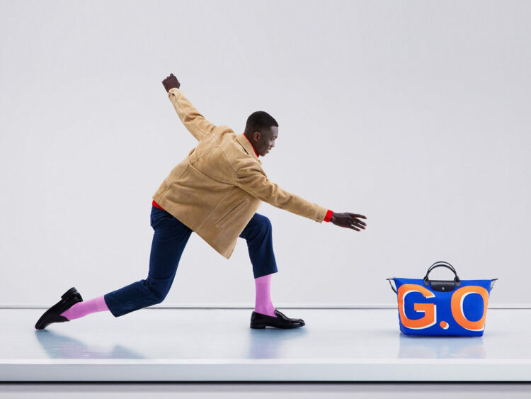 Campagne de publicité « It is not a bag. It is Le Pliage », Longchamp, 2021.