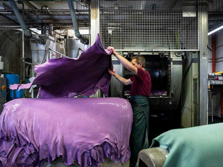 Le secteur de la tannerie mégisserie offre une variété de métiers historiquement implantés dans les territoires - Photo © Ici Au Loin – Jules Hidrot pour AFCuir.
